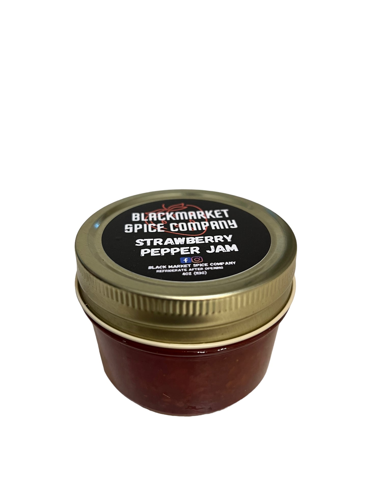 STRAWBERRY PEPPER JAM 4OZ